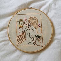 Mi Proyecto del curso: Técnicas básicas de bordado: puntadas, composiciones y gamas cromáticas. Un projet de Artisanat, Broderie, Couture , et Créativité de carlacupri - 08.04.2020