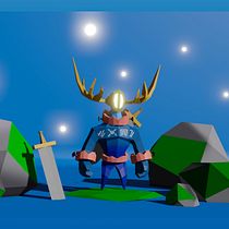 Mi Proyecto del curso: Modelado de personajes low poly para videojuegos  Ein Projekt aus dem Bereich 3D von Manuel Antonio Galindez Ule - 08.04.2020