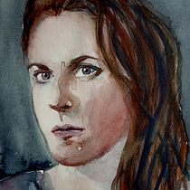 autoretrato Ein Projekt aus dem Bereich Aquarellmalerei von Mari Ou - 08.04.2020