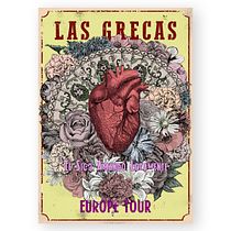Cartelismo ilustrado: Poster tributo Las Grecas. Projekt z dziedziny Kreat, wność,  Projektowanie plakatów, Projektowanie graficzne, Trad, c, jna ilustracja,  Muz, ka,  Reklama i Sitodruk użytkownika José García - 08.04.2020