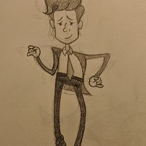 Mi Proyecto del curso: Introducción a la creación de personajes estilo cartoon. Un projet de Esquisse , Dessin au cra , et on de sarahlocr - 09.04.2020