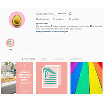 Perfil de Aguacate Nena en Instagram. Een project van Instagram,  Contentmarketing, Marketing voor Instagram y Social media van Marta Soto Rueda - 19.05.2020