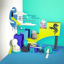 Meu projeto do curso: Direção de arte com o Cinema 4D. 3D Design project by vdiogomelo - 04.09.2020