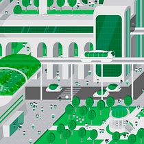 Micromundo - Ecociudad Ein Projekt aus dem Bereich Vektorillustration von davidgayadesign - 11.04.2020