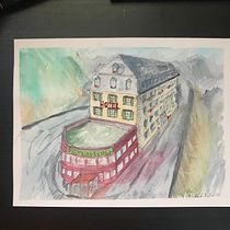 Mi Proyecto del curso: Dibujo arquitectónico con acuarela y tinta. Drawing project by 09121975f - 04.09.2020