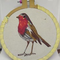 Mi Proyecto del curso: Pintar con hilo: técnicas de ilustración textil. Bordado projeto de Jimena Armua Ryndycz - 09.04.2020