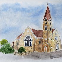 My project in Architectural Sketching with Watercolor and Ink course. Watercolor Painting project by whizchan - 04.10.2020