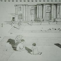 Dibujo para principiantes nivel -1 (Kev). Traditional illustration project by Kevin Cermeño - 04.11.2020