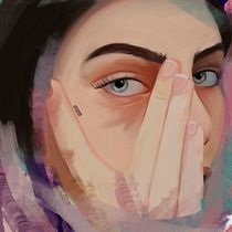 Mi Proyecto del curso: Técnicas digitales de retrato ilustrado. Een project van  Digitaal schilderij van Paula Marquez - 06.01.2020