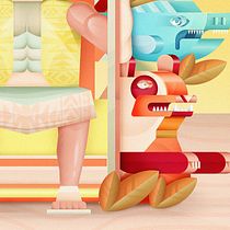 Mi Proyecto del curso: Ilustración geométrica con volumen. Design, Ilustração tradicional e Ilustração digital projeto de Pedro Tobar - 11.04.2020