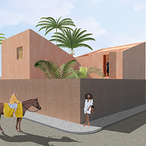 My project in Graphic Representation of Architectural Projects course. Un proyecto de Arquitectura de amandine_malnou - 11.04.2020