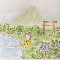 Meu projeto do curso: Ilustração em aquarela com influência japonesa. Ilustração tradicional projeto de anacamila91 - 16.04.2020