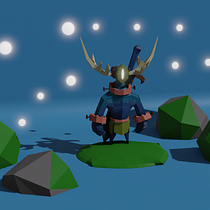 Mi Proyecto del curso: Modelado de personajes low poly para videojuegos  Ein Projekt aus dem Bereich 3D von Marc Targa Yureva - 11.04.2020