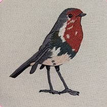 My project in Painting with Thread: Textile Illustration Techniques course. Bordado projeto de Asma Naim - 11.04.2020