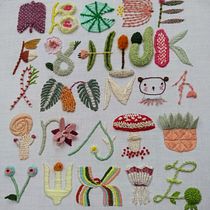Abecedario . Embroider project by Silvia Liliana Garavagno - 04.11.2020