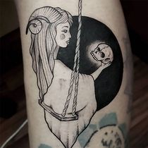 Mi Proyecto del curso: Tatuaje para principiantes.. Street Art, Drawing, Tattoo Design, and Traditional illustration project by Olivia Rivas - 04.11.2020