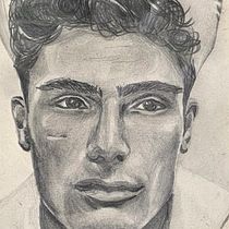 Retrato realista 4horas. Desenho de retrato projeto de Miguel Angel Suárez Corredor - 11.04.2020