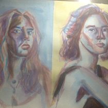 Meu projeto do curso: Retrato artístico em aquarela. Artes plásticas projeto de Guilherme Romaniche dos Reis - 12.04.2020