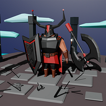 Mi Proyecto del curso: Modelado de personajes low poly para videojuegos  Ein Projekt aus dem Bereich 3-D-Modellierung von Omar Salas Fonseca - 12.04.2020