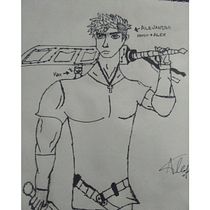 Practica de desarrollo de comic. Es es un personaje de un libro que estoy haciendo.. Desenho a lápis projeto de andresarcia19 - 12.04.2020