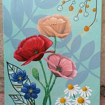 Mi Proyecto del curso: Pintura botánica con acrílico. Pintura Acrílica projeto de natalia.nntl - 18.04.2020