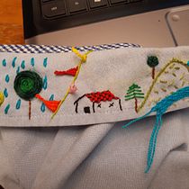 Mi Proyecto del curso: Técnicas básicas de bordado: puntadas, composiciones y gamas cromáticas. Embroider project by adrianagvm - 04.12.2020