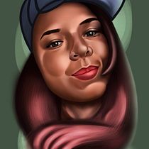 Ilustración Génesis. Desenho de retrato projeto de Marcelo Arias Ordinola - 12.04.2020