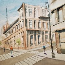 Mi Proyecto del curso: Paisajes urbanos en acuarela . % Olga Margarita Gutiérrez Trapero tarafından hazırlanan Mimarlık projesi - 04.12.2020