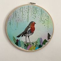 Mi Proyecto del curso: Pintar con hilo: técnicas de ilustración textil. Bordado projeto de Clara Rodríguez - 12.04.2020