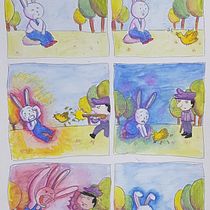 Mi Proyecto del curso: Introducción a la psicología del color: la narrativa cromática. Comic project by christel_90 - 04.13.2020