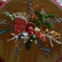 Mi Proyecto del curso: Técnicas avanzadas de bordado: puntadas y composiciones con volumen. Un projet de Broderie de mviveros - 20.04.2020