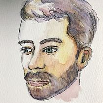 My project in  Watercolor Portrait Notebook course. Watercolor Painting project by Sarah Chang - 04.13.2020