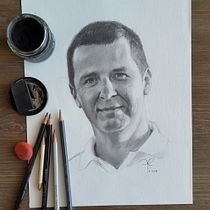 Mi Proyecto del curso: Retrato realista con lápiz de grafito. Desenho de retrato projeto de Henar - 13.04.2020