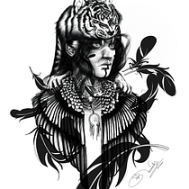 Mi Proyecto del curso: Diseño e ilustración digital de tatuajes con Procreate. Traditional illustration, and Digital Illustration project by Víctor Bermudez Galdeano - 12.30.2019