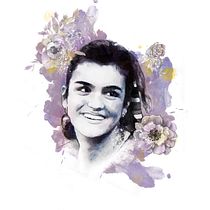 Mi Proyecto del curso: Retrato ilustrado con Photoshop. Ilustração tradicional projeto de Moderno Valenciano - 13.04.2020