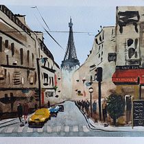 Rue Saint-Dominique . % hdez_varas_vanessa tarafından hazırlanan Sokak Sanatı, Güzel sanatlar, Sulubo, Ve a Resim projesi - 04.13.2020
