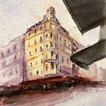 My project in Architectural Sketching with Watercolor and Ink course.  Your feedback is welcome.  Have a nice day.. Architectural Illustration, Painting, and Sketching project by seb_art - 04.13.2020