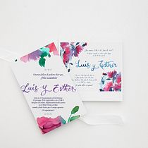 Mi Proyecto del curso: Boda Luis y Esther. Un progetto di Graphic design, Illustrazione tradizionale e Pittura ad acquerello di ESTHER MARRERO MARTIN - 14.04.2020