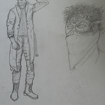 Mi Proyecto del curso: Ilustración para cómics: anatomía de un superhéroe. Desenho a lápis projeto de Carlos Heredia Giraldo - 13.04.2020