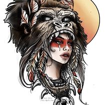 My project in Digital Design and Illustration of Tattoos with Procreate course. Tattoo Design project by Agata Fratczak - 04.13.2020