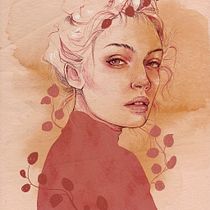 Mi Proyecto del curso: Técnicas de ilustración con acuarela digital. Un progetto di Disegno artistico, Disegno di ritratti, Disegno digitale e Pittura ad acquerello di pepablackman - 14.04.2020