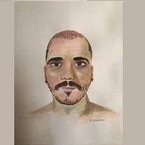 Meu projeto do curso: Retrato artístico em aquarela. Pintura em aquarela projeto de Emerson Modesto - 14.04.2020