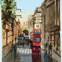 My project in Urban Landscapes in Watercolor course . % Richard France tarafından hazırlanan Sulubo, Ve a Resim projesi - 04.14.2020