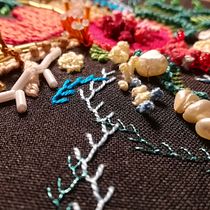 Mi Proyecto del curso: Técnicas avanzadas de bordado: puntadas y composiciones con volumen. Bordado projeto de Irene Gutierrez Castillo - 14.04.2020