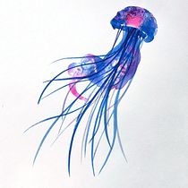 undersea. Un progetto di Pittura ad acquerello di Giulia Fragale - 15.04.2020