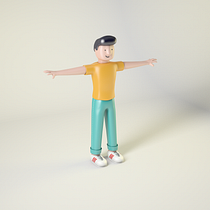 Excelente curso de Jaime, aprendí a modelar, aplicar UVs y animar. Fantástico.. 3D project by Andrés Fernández - 04.14.2020
