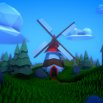 Mi Proyecto del curso: Modelado de escenarios low poly para videojuegos. 3D project by Marc Targa Yureva - 04.15.2020