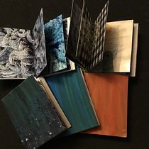 My project in Artisanal Binding without Seams course. Bookbinding project by Maria Haneskog - 04.15.2020