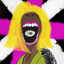 Ilustración sobre collages con Procreate . Traditional illustration project by LaRepla.es - 04.15.2020