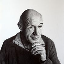 Mi tio Baldomero.. Desenho a lápis, Desenho artístico, Desenho de retrato, e Desenho realista projeto de Alberto Cordero - 15.04.2020